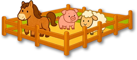 Изучение первых английских слов - животные