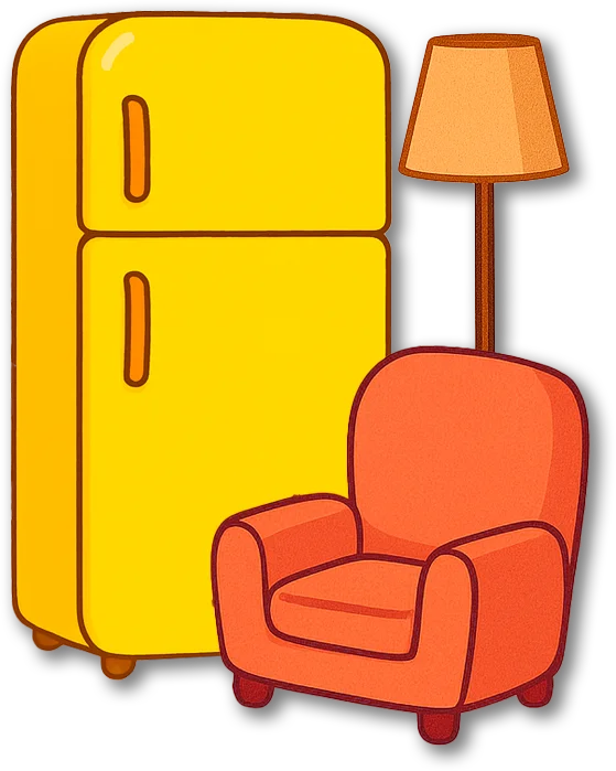 Изучение первых английских слов - комнаты и части дома