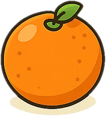 апельсин - для изучения продуктов питания на английском языке